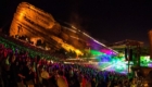 Nighttime concert at Red Rocks