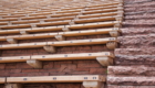 rows of seats and stairs at Red Rocks Amphitheater