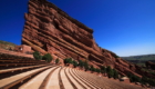 Creation rock at the world famous Red Rocks Amphitheater