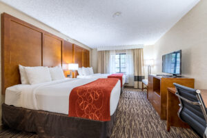 Two Queen bed room at Comfort Suites Golden West in Evergreen, CO